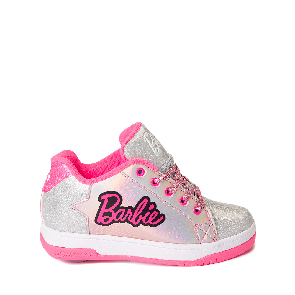 Heelys x Barbie Split Skate Shoe - Little Kid / Big Kid - Silver / Pink