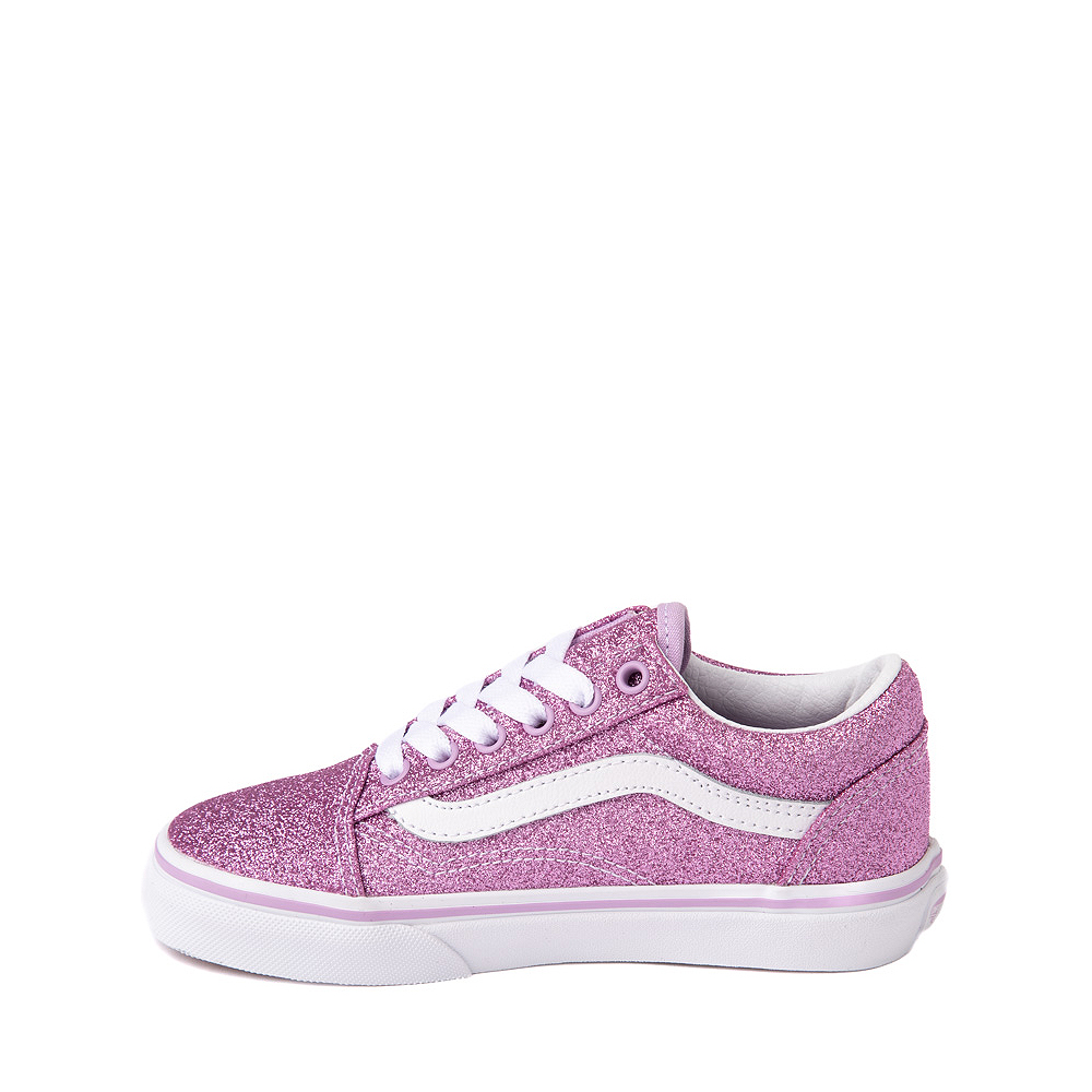 Vans Old Skool Glitter Skate Shoe Little Kid Lilac Journeys