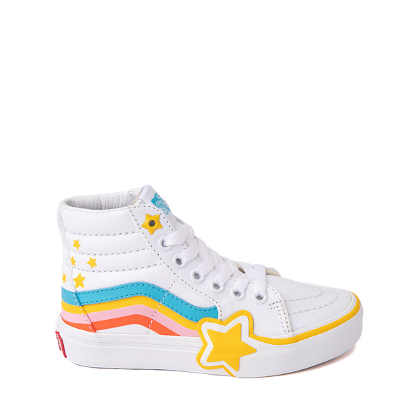 Vans Sk8-Hi Skate Shoe - Little Kid - Rad Rainbow / White