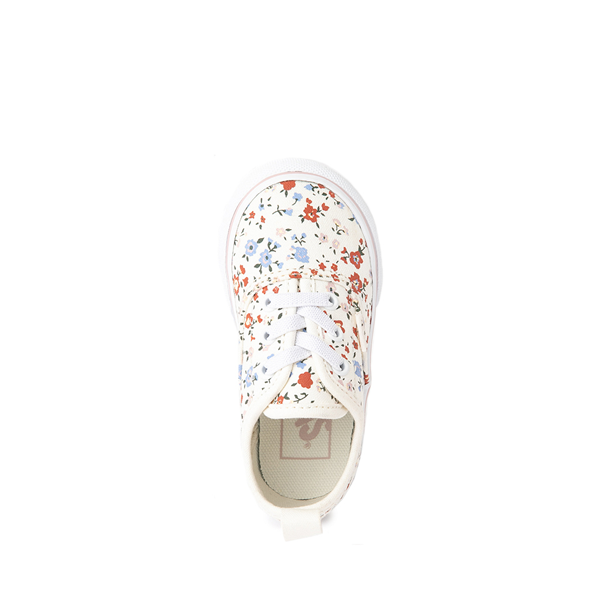 alternate view Vans Authentic Skate Shoe - Baby / Toddler - Marshmallow / FloralALT2
