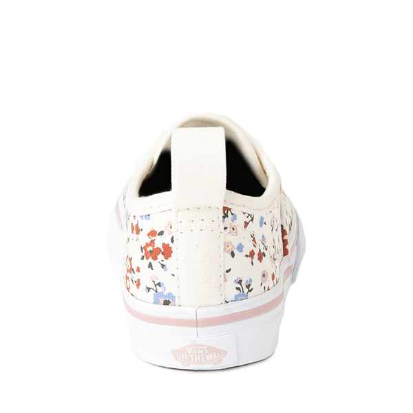 alternate view Vans Authentic Skate Shoe - Baby / Toddler - Marshmallow / FloralALT4