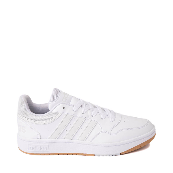 Womens adidas Hoops 3.0 Low Classic Vintage Athletic Shoe - Cloud White / Crystal Gum