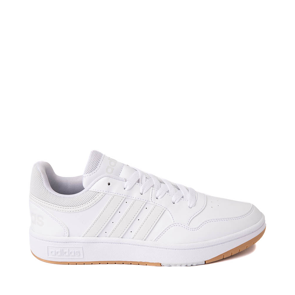 Womens adidas Hoops 3.0 Low Classic Vintage Athletic Shoe - Cloud White / Crystal White / Gum