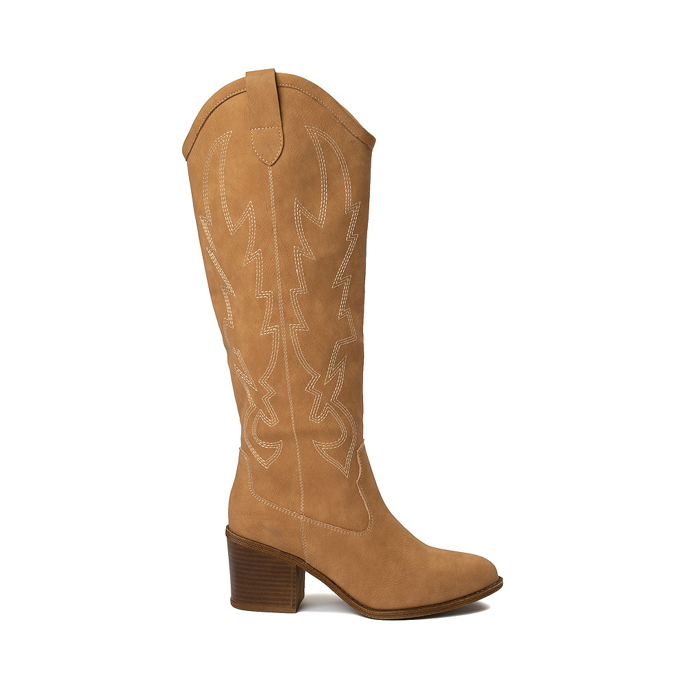 Womens Dirty Laundry Upwind Western Boot - Camel