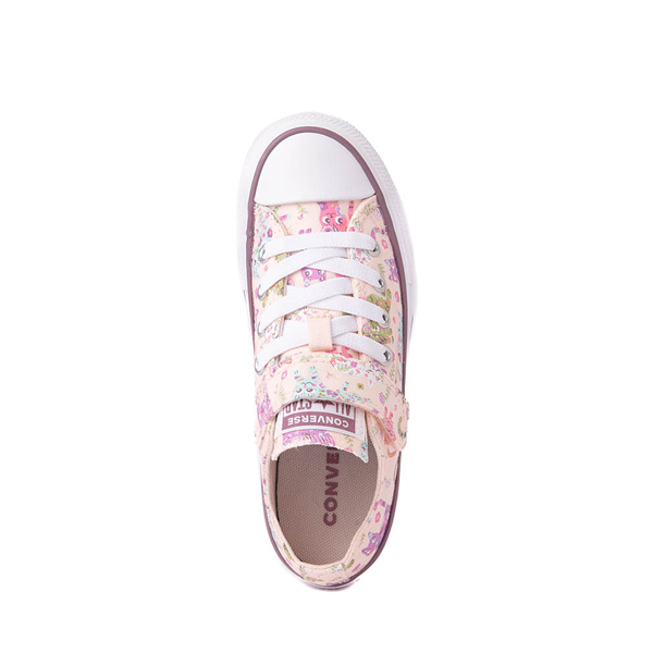 alternate view Converse Chuck Taylor All Star 1V Lo Sneaker - Little Kid - Pink / Feline FloralALT2