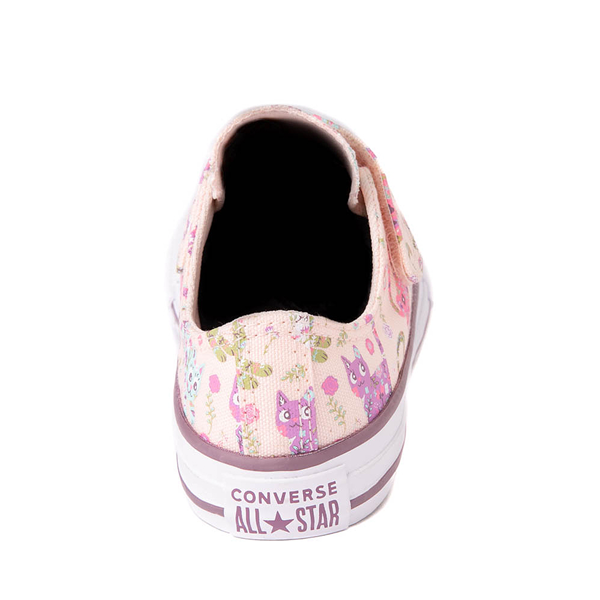 alternate view Converse Chuck Taylor All Star 1V Lo Sneaker - Little Kid - Pink / Feline FloralALT4