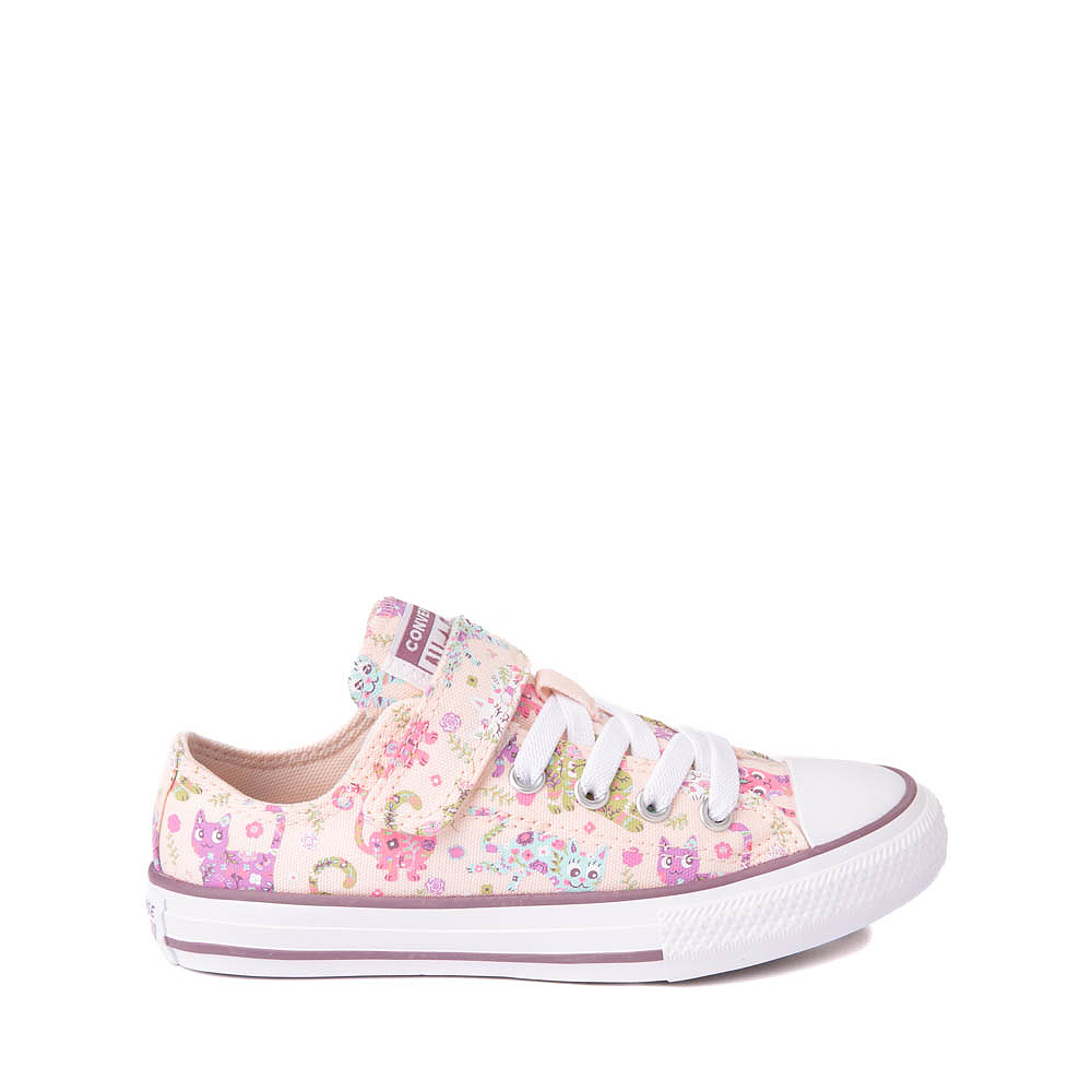 Converse Chuck Taylor All Star 1V Lo Sneaker - Little Kid - Pink / Feline Floral