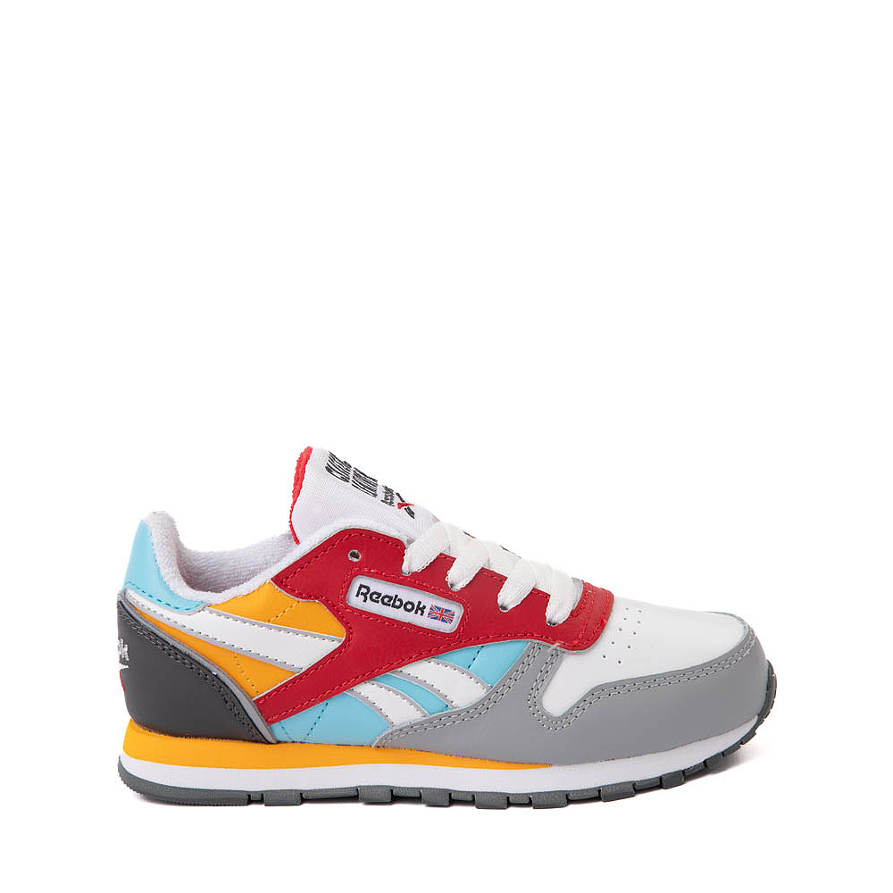 Reebok Classic Leather Vector '93 Athletic Shoe - Little Kid - Red / Blue / Gold