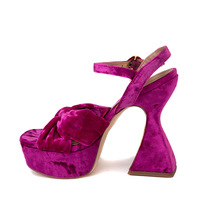 Alternate view of Womens Circus NY Audrea Platform Sandal - Dark Matrix Magenta Velvet