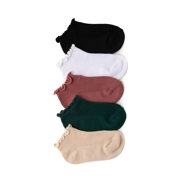 Alternate view of Curly Anklet Socks 5 Pack - Baby - Multicolor