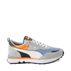Ash Gray/Blissful Blue/Orange