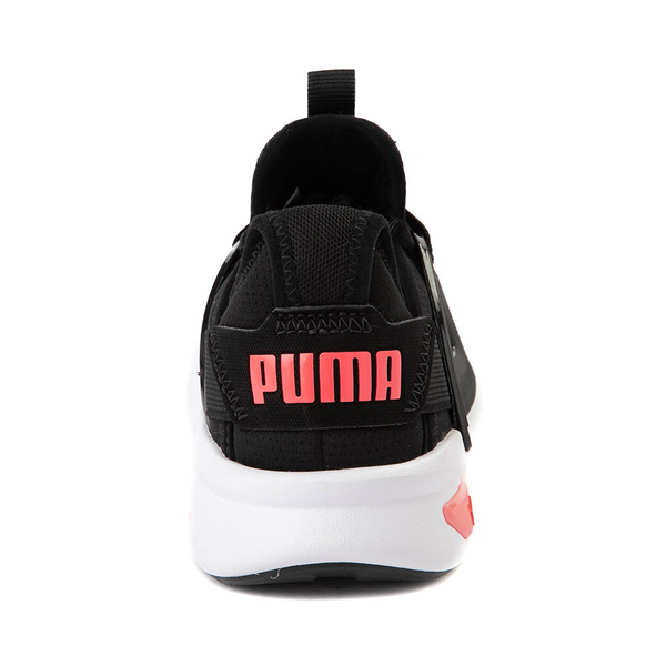 alternate view Womens PUMA Softride Enzo Evo Athletic Shoe - Black / Pink / WhiteALT4