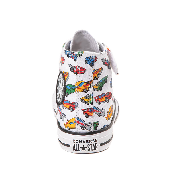 alternate view Converse Chuck Taylor All Star Hi Easy-On Cars Sneaker - Little Kid - White / MulticolorALT4