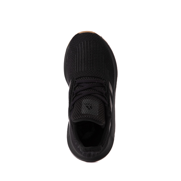 alternate view adidas Swift Run 1.0 Athletic Shoe - Little Kid - Black / GumALT2