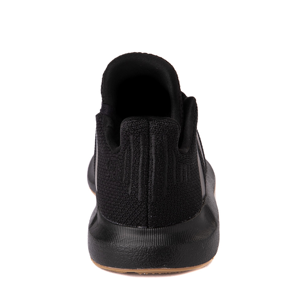 alternate view adidas Swift Run 1.0 Athletic Shoe - Little Kid - Black / GumALT4