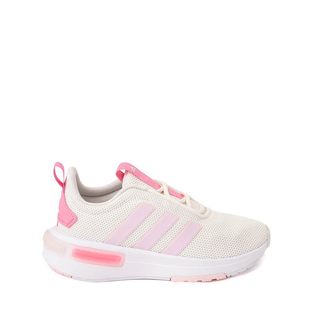 adidas Racer TR23 Athletic Shoe - Little Kid / Big Kid - Off White / Clear Pink