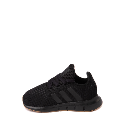 Alternate view of adidas Swift Run 1.0 Athletic Shoe - Baby / Toddler - Black / Gum