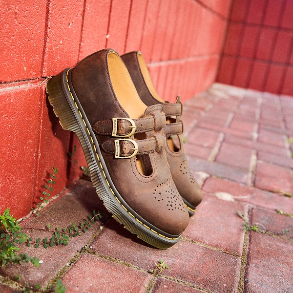 alternate view Womens Dr. Martens 8065 Mary Jane Casual Shoe - Dark BrownHERO