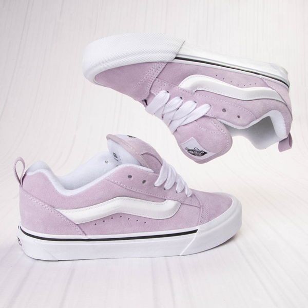 Vans Knu Skool Skate Shoe - Languid Lavender / True White