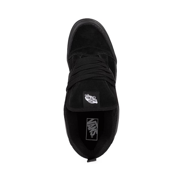 Vans Knu Skool Skate Shoe - Black Monochrome