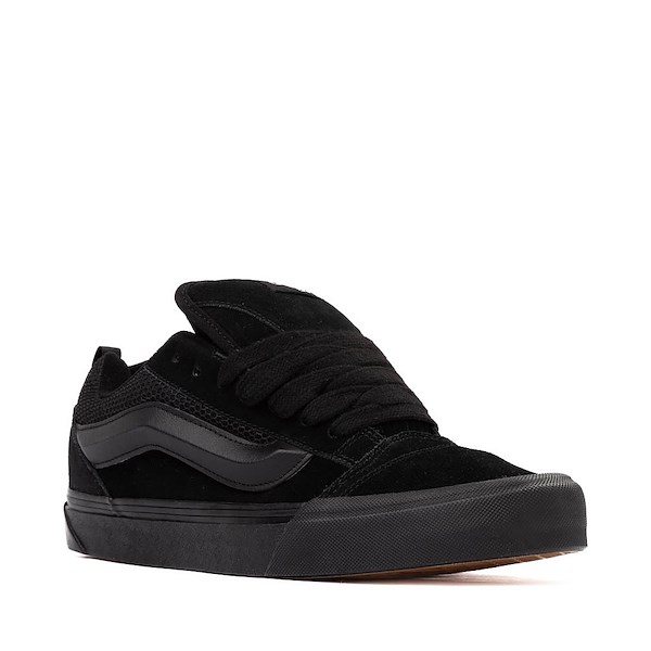 Vans Knu Skool Skate Shoe - Black Monochrome