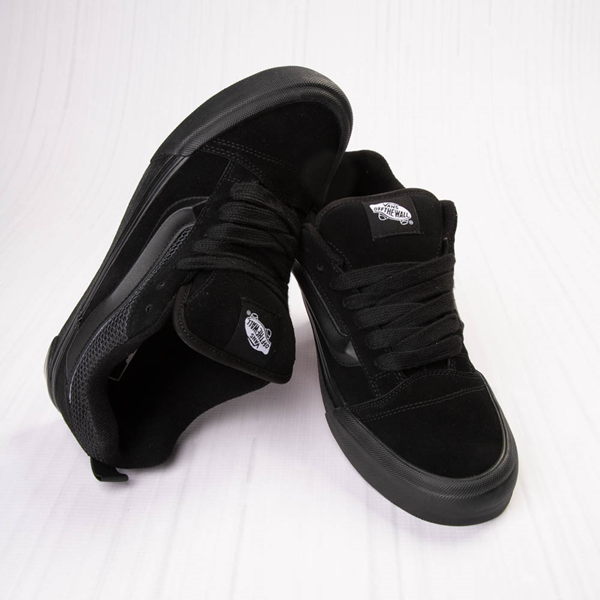 Vans Knu Skool Skate Shoe - Black Monochrome