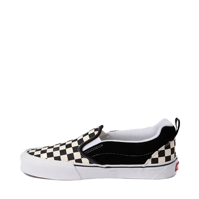 Alternate view of Vans Knu Slip-On Checkerboard Skate Shoe - Black / White