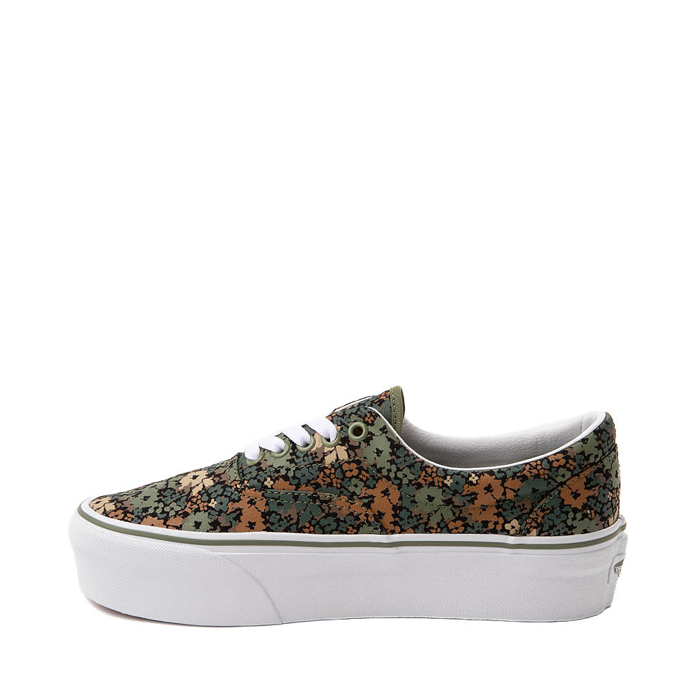 Vans Era Stackform Skate Shoe - Camo Floral / Loden Green | Journeys
