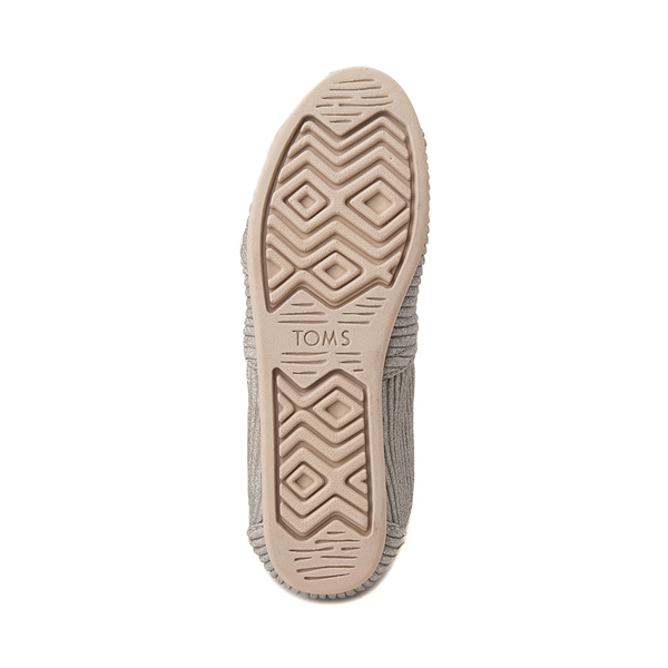 alternate view Womens TOMS Classic Glimmer Slip On Casual Shoe - SilverALT3