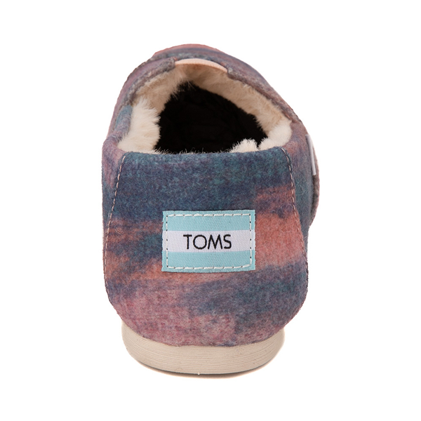 alternate view Womens TOMS Classic Slip On Casual Shoe - Cloudy Pink OmbreALT4
