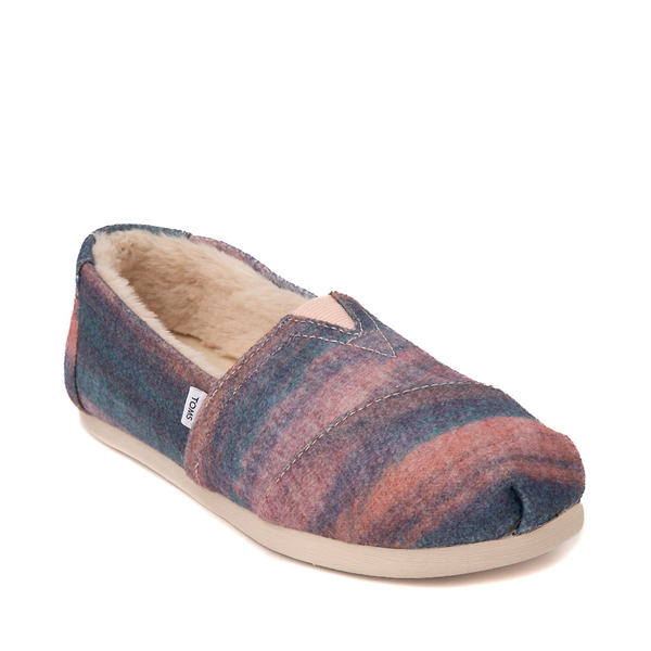 alternate view Womens TOMS Classic Slip On Casual Shoe - Cloudy Pink OmbreALT5