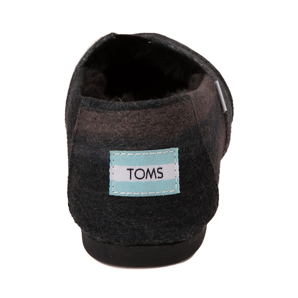 alternate view Womens TOMS Classic Slip On Casual Shoe - Black OmbreALT4