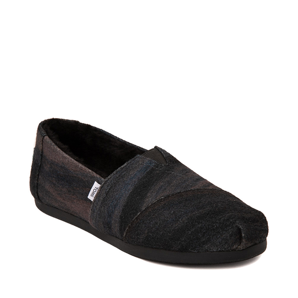alternate view Womens TOMS Classic Slip On Casual Shoe - Black OmbreALT5