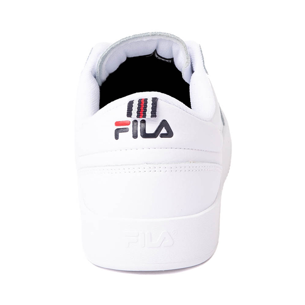 alternate view Womens Fila Tennis 88 VTG Athletic Shoe - White / Navy / RedALT4