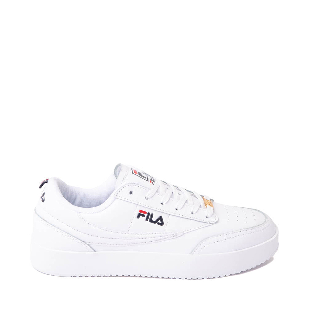 Womens Fila Tennis 88 VTG Athletic Shoe - White / Navy / Red