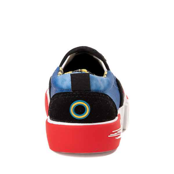 alternate view Ground Up Sonic The Hedgehog™ Slip-On Sneaker - Toddler - Blue / MulticolorALT4
