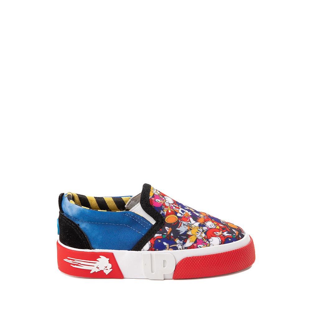 Ground Up Sonic The Hedgehog&trade; Slip-On Sneaker - Toddler - Blue / Multicolor