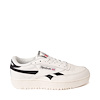Womens Reebok Club C Double Revenge Athletic Shoe - Chalk / Classic Burgundy