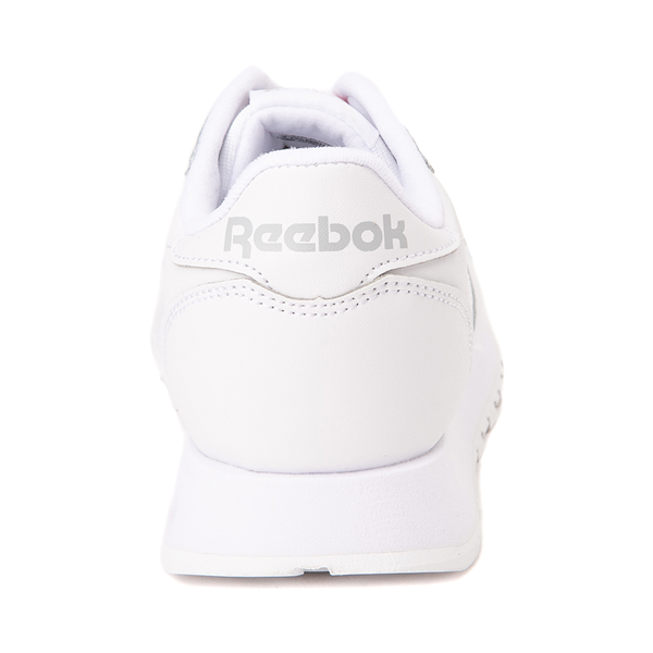 alternate view Reebok Classic Leather Athletic Shoe - Big Kid - White MonochromeALT4