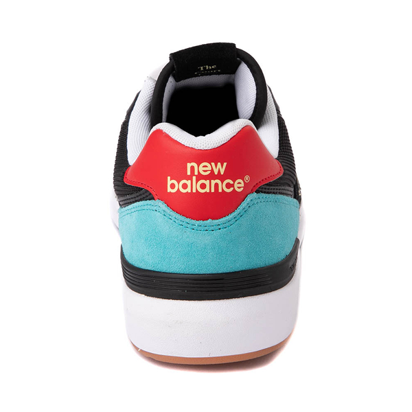 alternate view Mens New Balance 574 Court Athletic Shoe - Black / AquamarineALT4