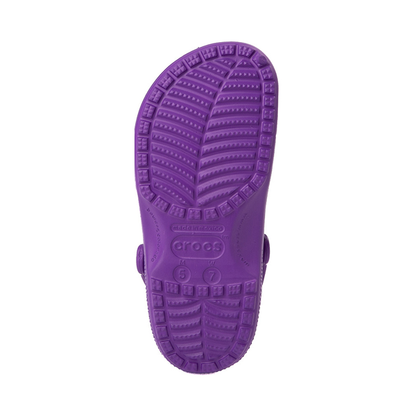 alternate view Crocs Classic Clog - Neon PurpleALT3