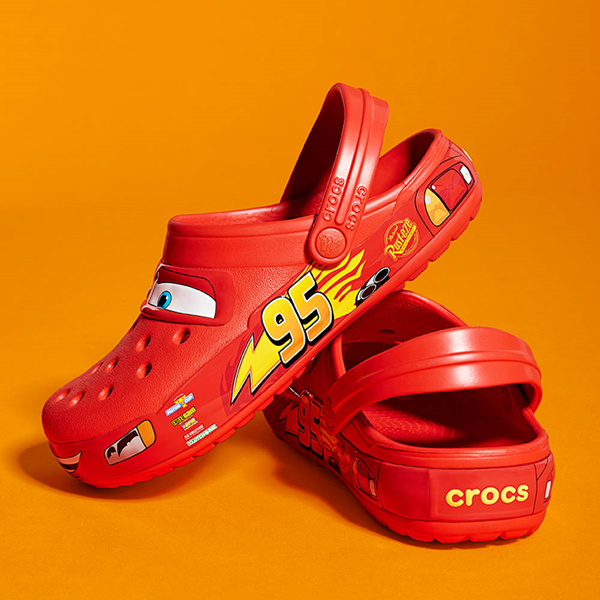 Crocs Classic Lightning McQueen Clog - Red