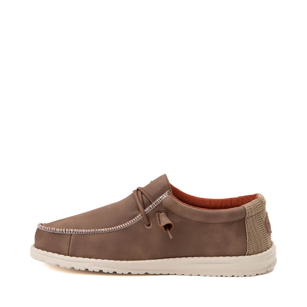 Mens Hey Dude Wally Craft Leather Casual Shoe - Tan | Journeys