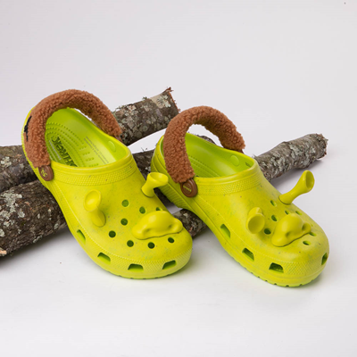 Green Crocs x DreamWorks Classic Clog Children 'Shrek' - JD Sports Singapore