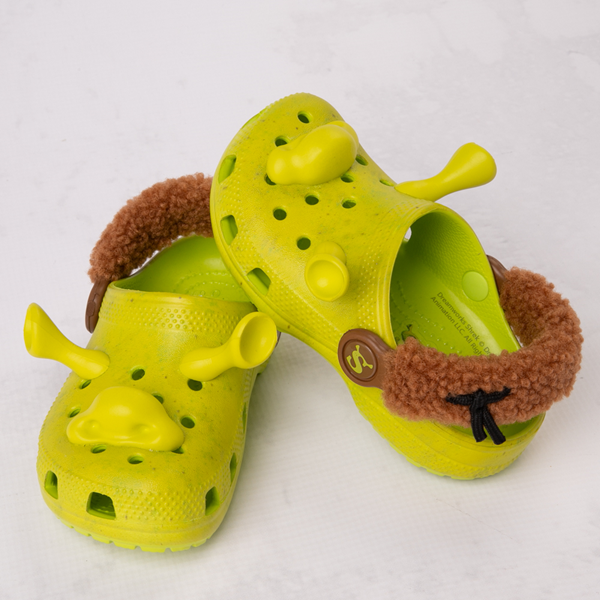 alternate view DreamWorks Shrek x Crocs Classic Clog - Baby / Toddler - GreenTHERO