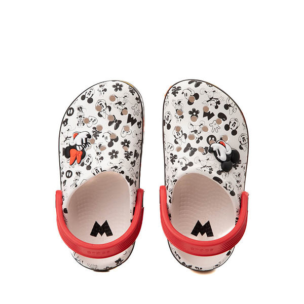 alternate view Crocs Mickey & Minnie Mouse Off Court Clog - Baby / Toddler - WhiteALT2