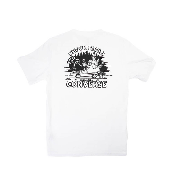 alternate view Converse Chuck Tours Tee - WhiteALT2B