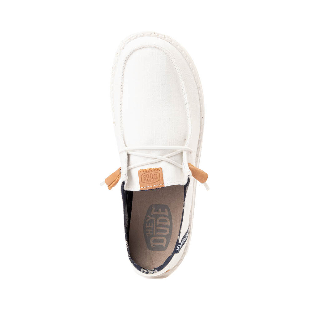 Womens HEYDUDE Wendy Slip-On Casual Shoe - White | Journeys