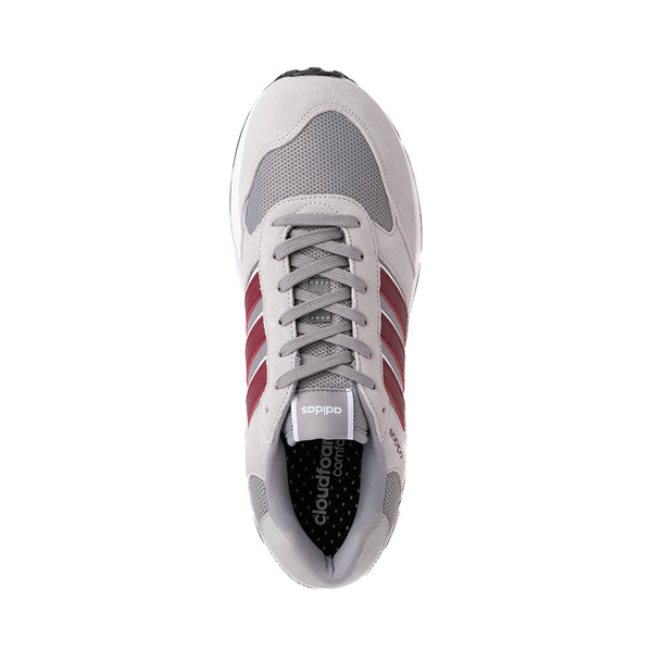 alternate view Mens adidas Run 80s Athletic Shoe - Gray / Shadow Red / Shadow NavyALT2