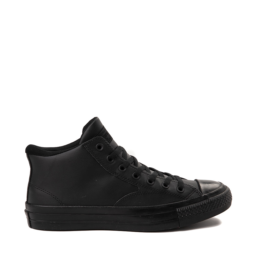 Converse Chuck Taylor All Star Malden Street Mid Leather Sneaker - Black Monochrome